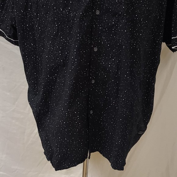 Truth Substance Common Sense Mens 4X Black Polka Dot Short Sleeve Shirt - Picture 11 of 12